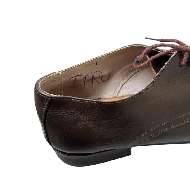 Bőrcipő - Román hadsereg katonai felesleg - Barna - Jó állapotban 