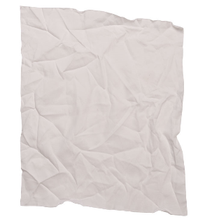 US fehér tisztító kendő, alacsony szösz, 44x34cm, mint új