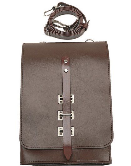 Barna vinyl térkép tasak - keletnémet hadseregfelesleg - Használt