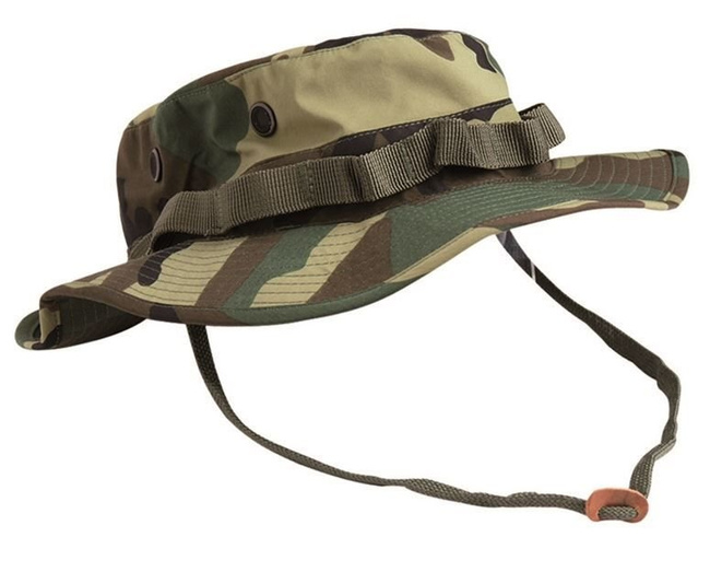AMERIKAI STÍLUSÚ "BOONIE" SAPKA - 3 RÉTEGBEN LAMINÁLT - Mil-Tec® - WOODLAND