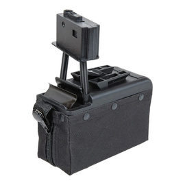 Elektromos tár 2000 BB-hez M249 replikákhoz – Fekete - A&K