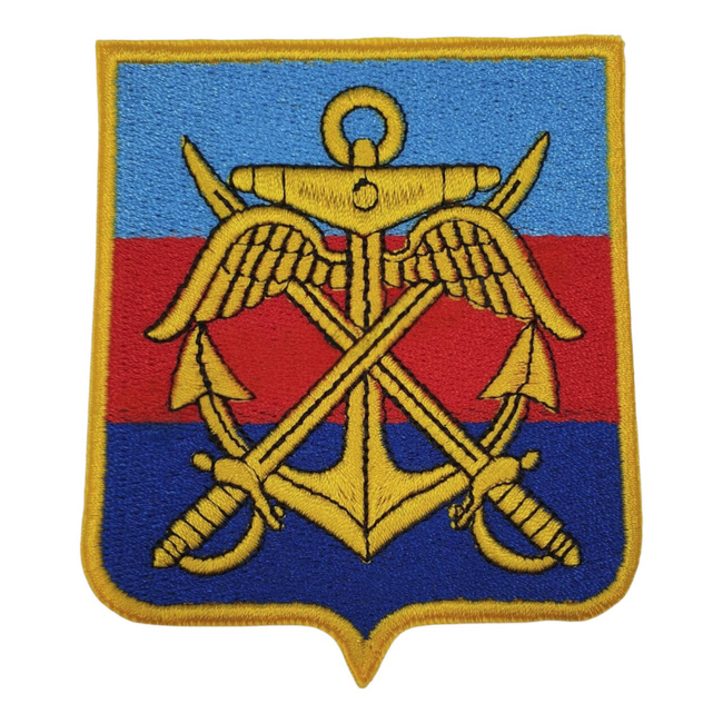 Emblema pentru Statul Major al Apararii brodata pe suport oras