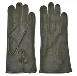 GLOVES GENUINE GERMAN POLICE LEATHER olive