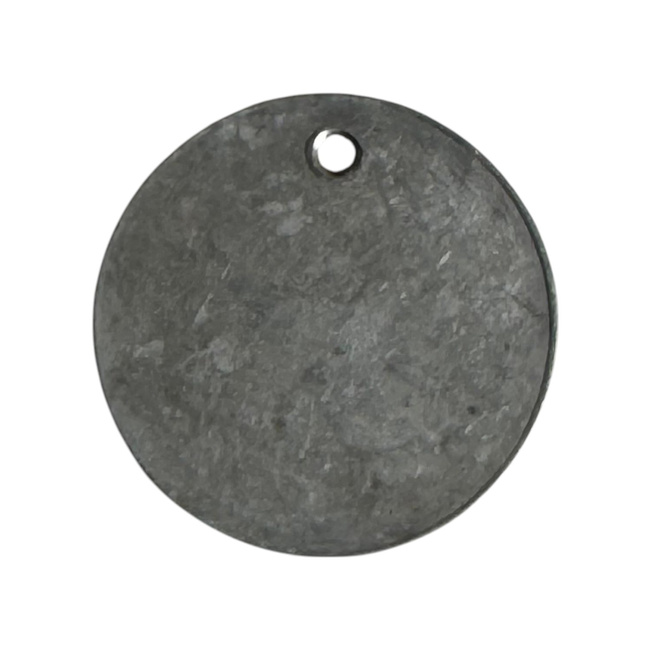 Medál ROMANIA felirattal és rögzítő lyukkal - Román Hadsereg Katonai Surplus - Ezüst - Jó Állapotban