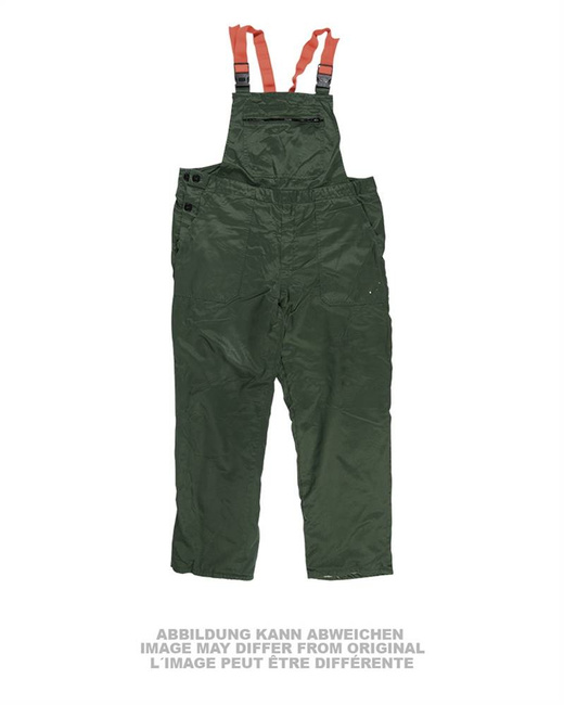 GERMAN RESISTANT PANTS - WITH FLAP - GREEN - MILITARY SURPLUS - USED