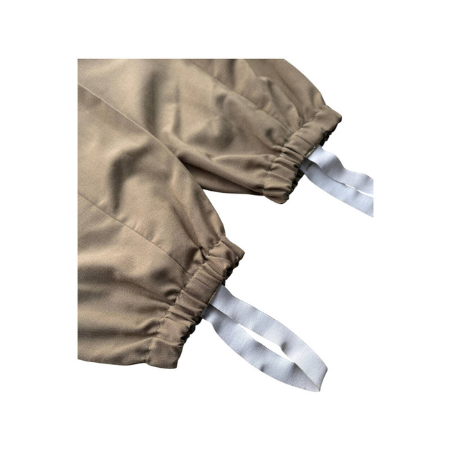 Pants with elastic - Romanian Army Military Surplus - Brown/Olive - in good condition