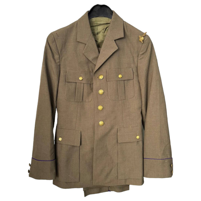 NEGYEDDIPLOMATA ÖLTÖNY NADRÁGGAL - KATONAI FELESLEG ROMÁN HADSEREG - ZÖLD OD - ÚJSZERŰ ÁLLAPOTBAN