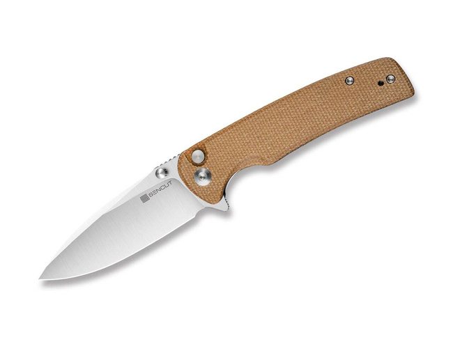 Zsebkés - "SENCUT Sachse Micarta Natural" - Böker