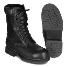 Tactical Winter Boots with Protective Toe Cap - Kanady - Italian Army Military Surplus - Black - Like New