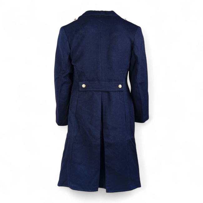 Kabát Arany Gombokkal - Keletnémet Haditengerészet Katonai Surplus - Volksmarine der NVA - Tengerészkék - Használt