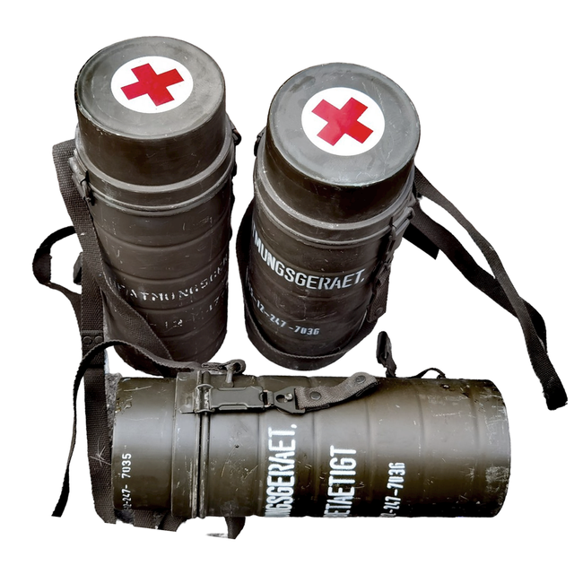 Vintage orvosi lélegeztetőgép - Gyűjteményi darab - Ruben ballon - román hadsereg feleslege