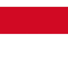 ZÁSZLÓ - 90 x 113 CM - MONACO - ÚJ