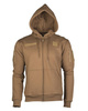 TACTICAL HOODIE WITH ZIPPER - Mil-Tec® - DARK COYOTE