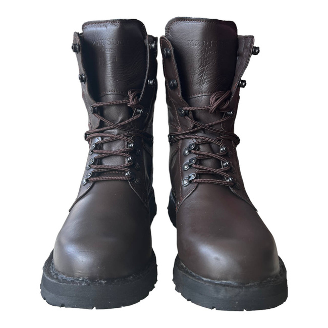 PROFESSIONAL COMBAT BOOTS - ROMANIAN ARMY MILITARY SURPLUS - BROWN - LIKE NEW