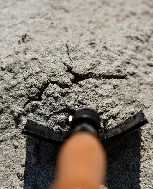 Foldable Military Shovel, Romanian Army Surplus - like new, with leather case