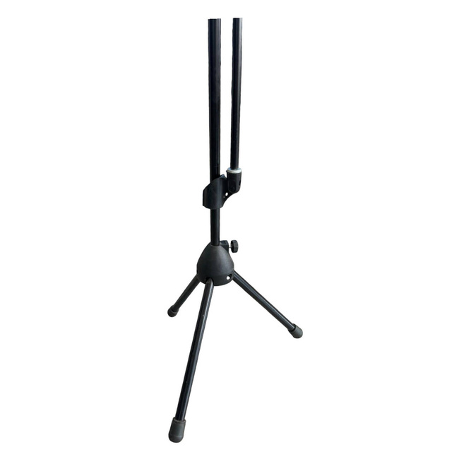 MIKROFONÁLLVÁNY - 130 CM - ROMÁN HADSEREG KATONAI FELESLEG - FEKETE - JÓ ÁLLAPOTBAN