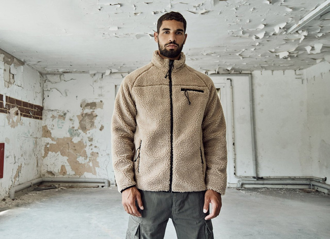 "TEDDYFLEECE" TÉLI KABÁT - CAMEL - BRANDIT