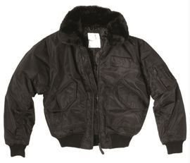 SWAT BLACK CWU JACKET W.DETACHAB.COLLAR