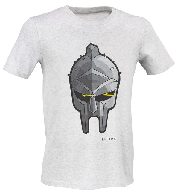PRINTED T-SHIRT - GLADIATOR HELMET - D.FIVE - GRAY