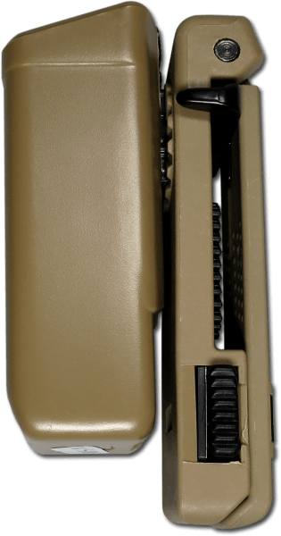 Pisztolytáska MOLLE Swiveling Plastic Holster For Magazine 9mm coyote