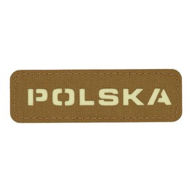JELVÉNY POLSKA 25 x 80 MM LASER CUT - COYOTE/GID - M-TAC