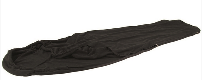 FLEECE SLEEPING BAG - Mil-Tec® - BLACK