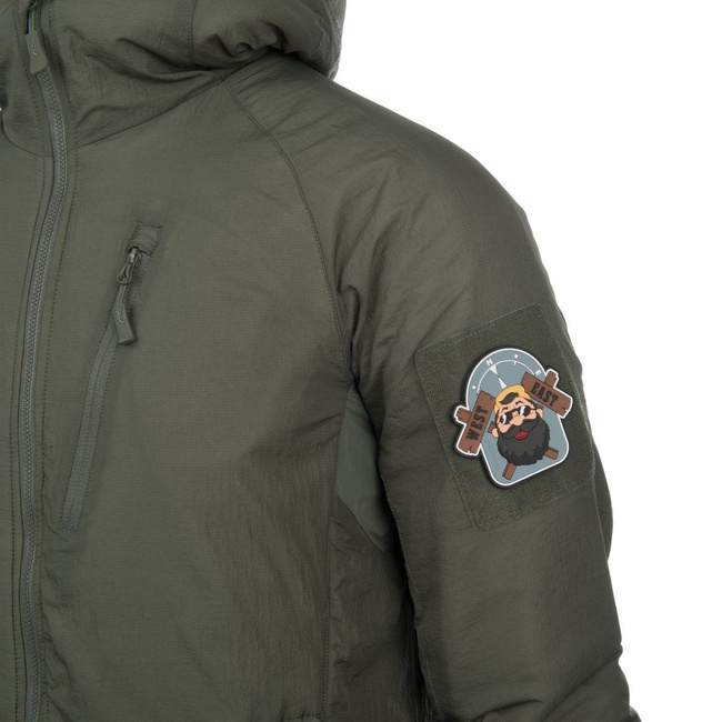 JACKET WITH HOOD - WOLFHOUND® - CLIMASHIELD® APEX - Helikon-Tex® - TIGER STRIPE