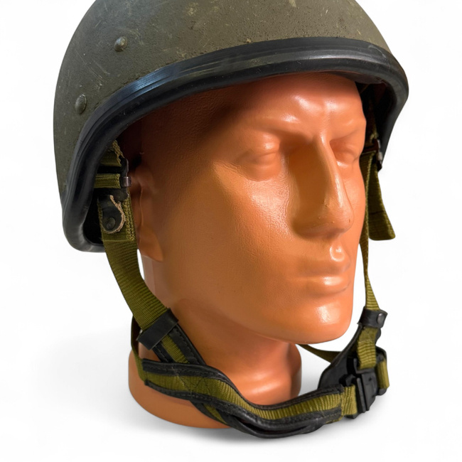 Ballisztikus sisak - Román Hadsereg katonai surplus - Olíva zöld - Használt / Dekoráció