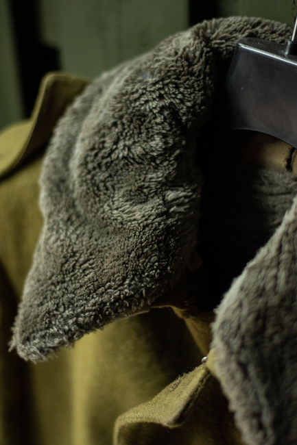 WINTER COAT WITH FUR - ROMANIAN ARMY MILITARY SURPLUS - USED