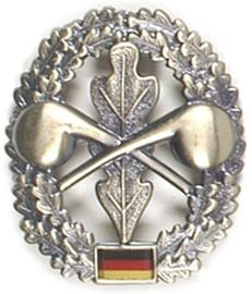 JELVÉNY GENUINE GERMAN ARMY METAL BERET BADGE ´ABC-ABWEHR´