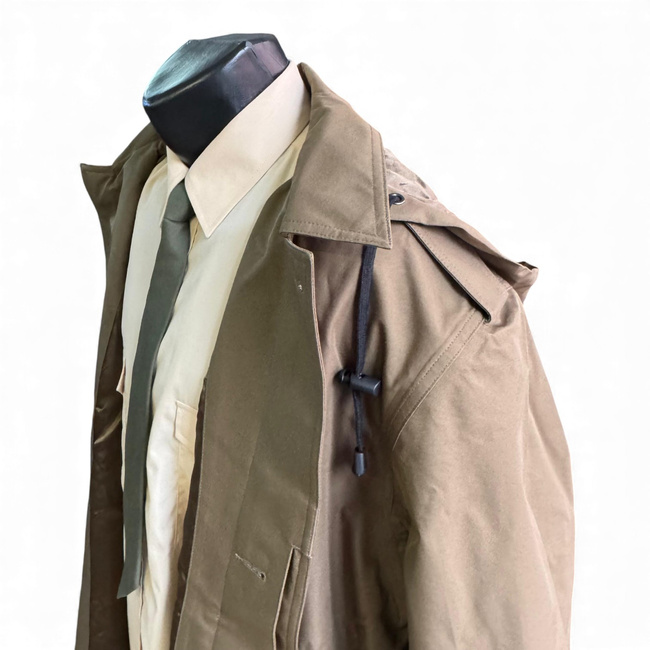 TRENCHCOAT, RAIN COAT - ROMANIAN ARMY - KAKI