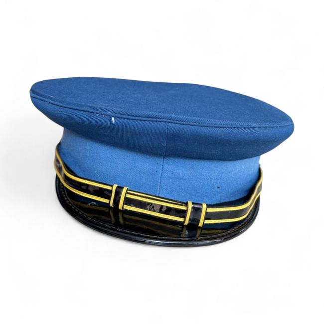 RSR KATONAI SISAK - TÜZÉRSÉG/TECHNIKAI ALTISZT - KATONAI FELESLEG ROMÁN HADSEREG - KÉK - JÓ ÁLLAPOTBAN