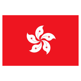 ZÁSZLÓ - 90 x 150 CM - HONG KONG - ÚJ