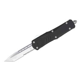 AUTOMATA KÉS LARGE BLACK FS-X TANTO SERRATED - COBRATEC