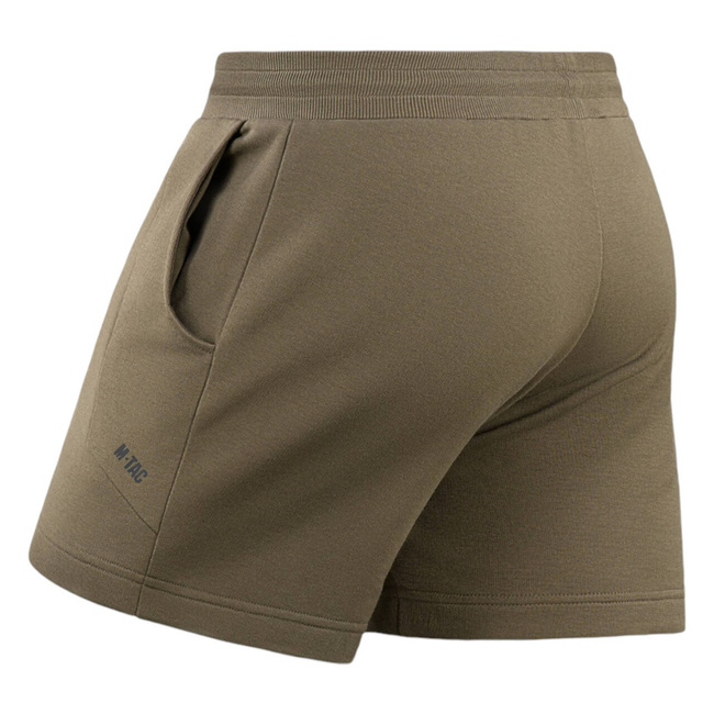 RÖVIDNADRÁG SPORT FIT COTTON - DARK OLIVE - M-TAC