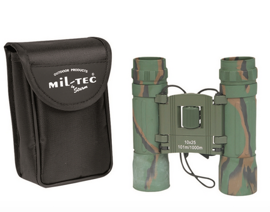 FOLDABLE BINOCULARS - 10X25 - CAMO - MIL-TEC