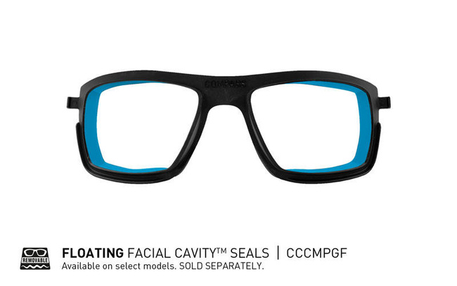 Glasses COMPASS Smoke Grey Matte Black Frame