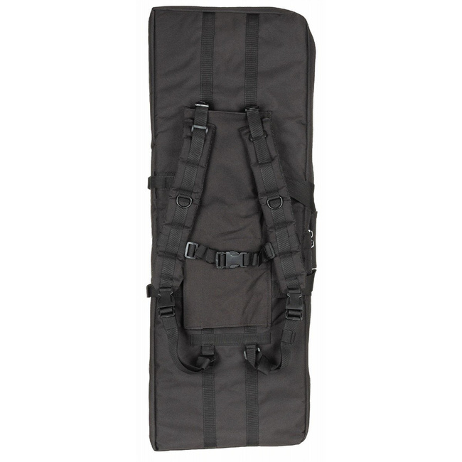 Rifle Bag, black, lined, for 2 rifles