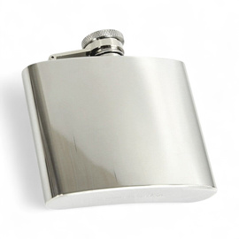 Hip Flask - 5 OZ - Stainless steel - Silver - Mil-Tec