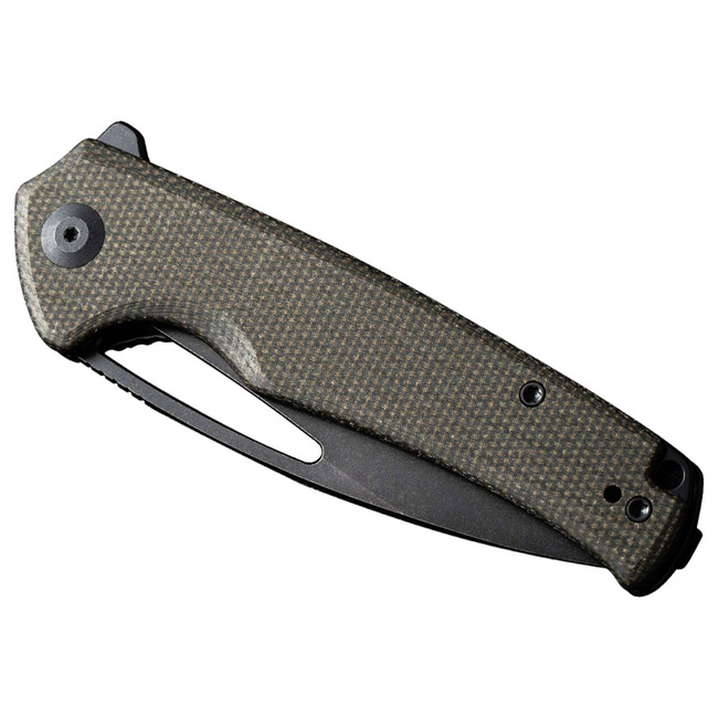 Zsebkés - "SENCUT Mims Micarta Dark Green Black" - Böker
