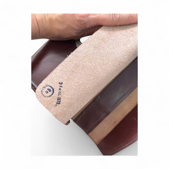 Bőr dokumentumtáska - Román hadsereg katonai felesleg - Jó állapotban