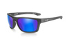 Glasses KINGPIN Polarized Blue Mirror Matte Graphite Frame