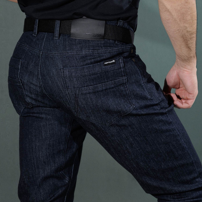 Tactical Pants - Jeans - JASON - PENTAGON - Indigo Blue - Length 32