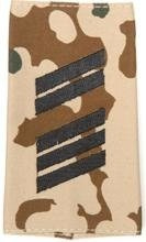 EMBLÉMA - GERMAN ARMY TROPICAL CAMO/BLACK SHOULDER LOOPS ´OBERSTABSGEFREITER´