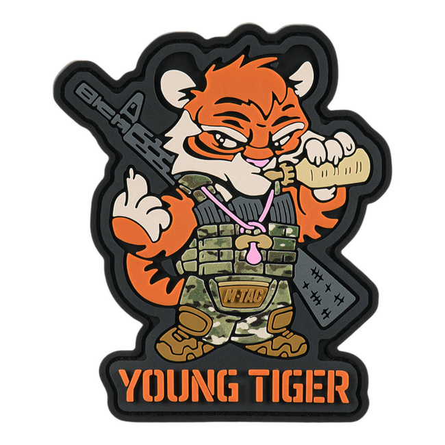 JELVÉNY YOUNG TIGER PVC - TÖBBSZÍNŰ - M-TAC