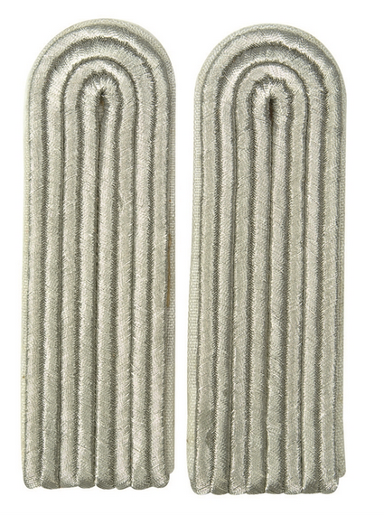 East Germ.White Epaulets Offic.piping
