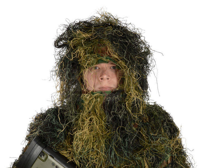 TEREPSZÍNŰ RUHA "GHILLIE" -  4 ELEMEK - Mil-Tec - WOODLAND