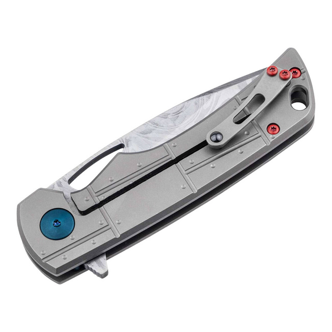 DAMASCUS KÉS P-51 DAMAST - BOKER PLUS