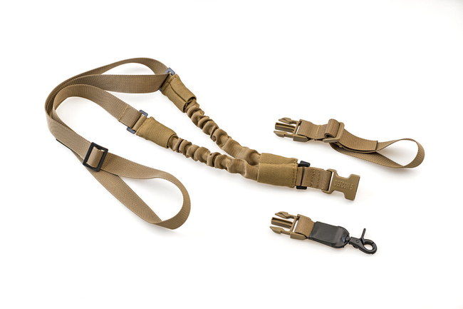 TACTICAL ASSAULT SLING - WITH 1 ATTACHMENT POINT - DEFCON 5® - COYOTE TAN