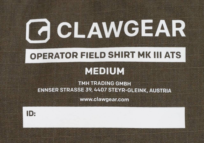 OPERÁTOR TEREP ING MK III ATS - CLAWGEAR - STONEGREY OLIVE